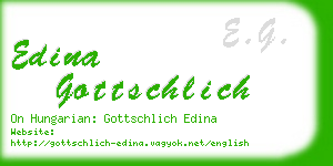 edina gottschlich business card